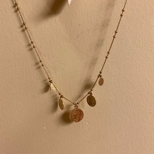 Beautiful 14k coin necklace